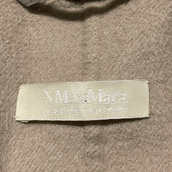 SβMAX MARA virgin wool angora rabbit blend coat (USA 4) - Picture 2 of 5